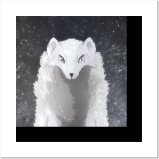 White Fox Posters and Art